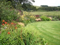 Family garden for a new farmhouse
