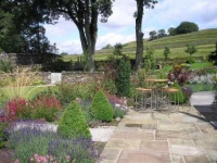 Traditional country garden